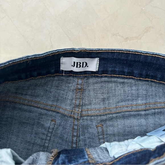 JBD Blue High Rise Cutoff Denim Shorts Us Size S - Picture 5 of 9